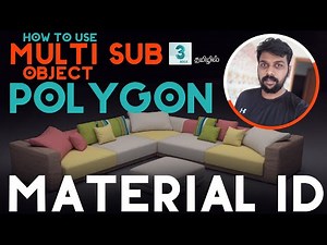 How to use multi sub object polygon material ID on 3ds max