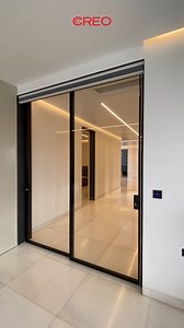 Our latest installation. ADL’s sliding doors unite two rooms designed as a single space | StudioCREO
