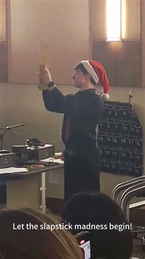 EPIC SLAPSTICK #Friends #Band #Percussion #SleighRide #christmasdecor
