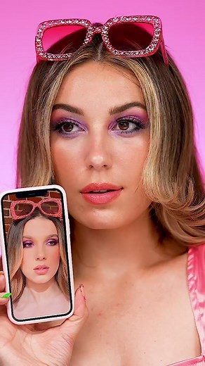 Makeup inspired by Millie✨ @florencebymills 💜 #makeup #makeuptransformation #makeuptutorial