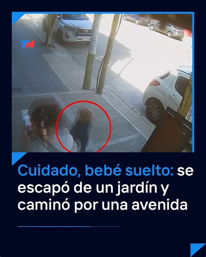 410K views · 7.5K reactions | TIENE UN AÑO Y MEDIO Y SE ESCAPÓ DEL JARDÍN Había caminado 100 metros por una de las avenidas más transitadas de Quilmes. Una mujer lo agarró de la mano y lo llevó de nuevo hasta la escuela. | TN Todo Noticias | Facebook