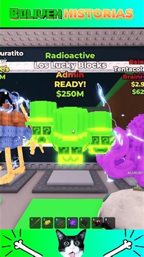 😱 lol Lucky Blocks radiactivo 🤯 #stealabrainrot #roblox