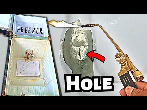 How to Fix Knife Hole In Refrigerator Freezer
