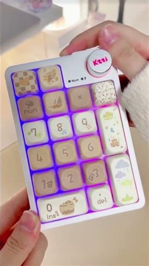 Compact meets complete. Loving this 68-key layout paired with a separate numpad~
