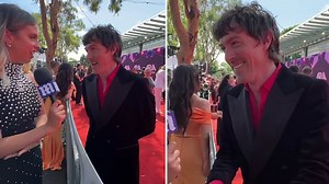 Tim Blackwell confirms his relationship on the ARIA red carpet