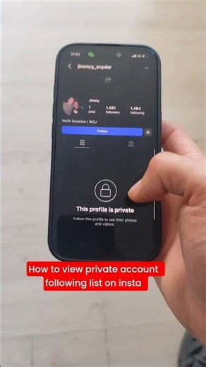 How to View a Private Instagram Following List (2026) #instagram2026 #instagram #shorts #instagood