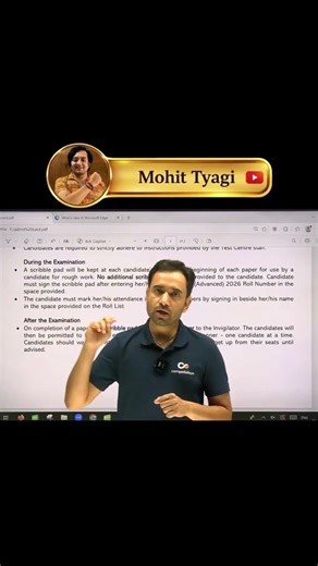 JEE2026 exam center break time rules explained #jeeadvanced2026 #abjsir
