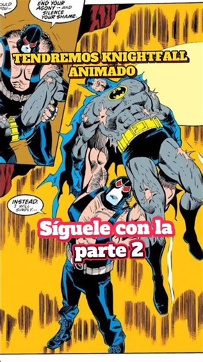 ¡Warner animará Knightfall! Una historia icónica de los noventas 🦇#dc #warner #batman #bane #90s