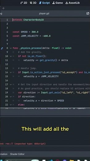 How to make Godot character WITHOUT SCRIPTING!