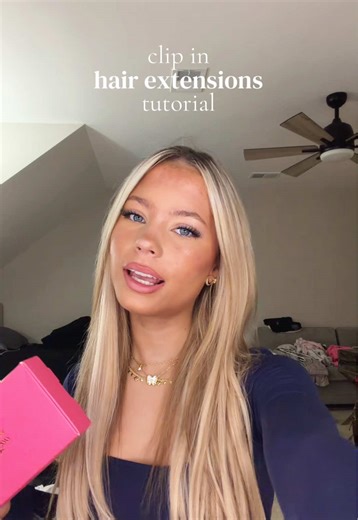 clip in extensions tutorial #googoohairextensions #tutorial #hairtutorial @googoohair_official