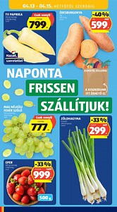 Aldi akciós újság 2026 - 15. hét
