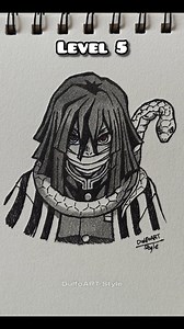 79K views · 17K reactions | How to draw Obanai Iguro in different level #anime #drawing #obanaiiguro #demonslayer #art #reels #fyp #draw #sketch #animeart #animedrawing #foryoupageシ #obanai | Dulfo-ART Style | Facebook