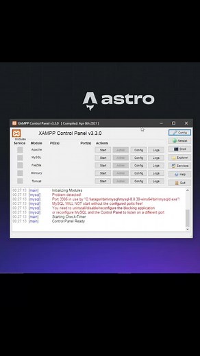 cape sama error di XAMPP? Ini cara pindah ke laragon dan install PHPMyAdmin #xampp #phpmyadmin #coding #database #ngoding #mysql #programmer #teknikinformatika