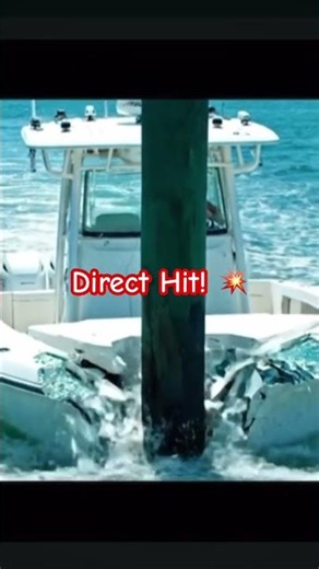 a.i. Boat Crash FAIL 💥 Center Console Hits Channel Marker