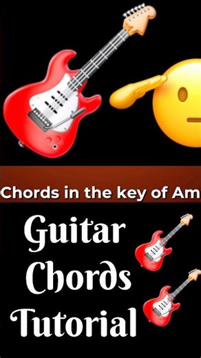 Chords in the Key of A Minor #shorts #youtubeshorts #reels #ytshorts