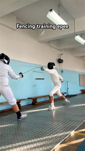 Fencing Epee Training 🤺 #fencing #epee #training #sport