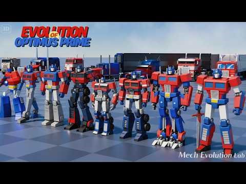 Evolution of Optimus Prime (Movies) | 1986 to 2024