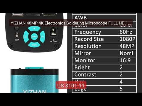YIZHAN 48MP 4K Electronics Soldering Microscope FULL HD 1080P ... — Hot Deal 2026 | Limited Offer!