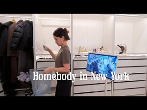 Homebody in New York | Introvert's cozy start to new year, hair refresh, decluttering, setting goals