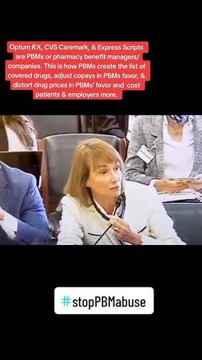 #optumrx #CVS #caremark #Expressscripts #PBMs #StopPBMabuse #healthinsurance #cancer #pharmacy #rx #doctorsoftiktok #nursesoftiktok #drugprices #breaking #chronicillness #Walgreens #trending #breakingnews #tiktok