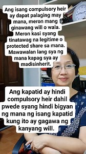 668K views · 2.6K reactions | Compulsory heir #realproperty #xompulsory | Mga Usapin Tungkol sa Lupa | Facebook