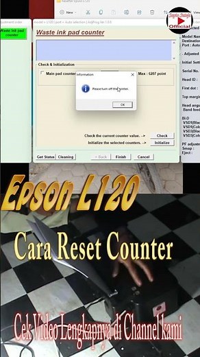 reset printer epson l120