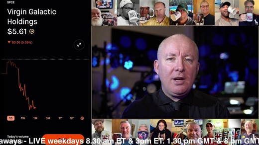 Virgin Galactic LIVE POLL TRADE - SPCE STOCK NEWS - The Day Trader