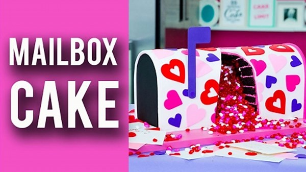How to Make a Valentine's Mailbox Cake!