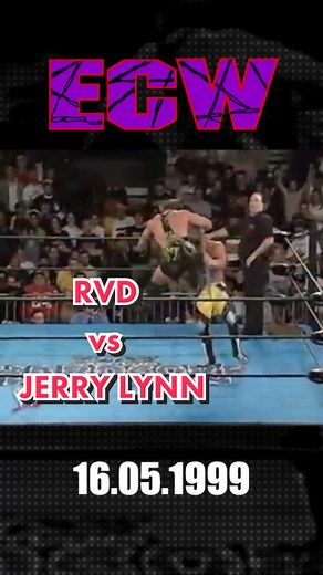 RVD vs Jerry Lynn (ECW Hardcore Heaven 1999) Happy RVD Day to all who celebrate it! #wrestlingedit #wwe #ecw #prowrestling #wrestletok #prowrestlingtiktok #retro #RVD