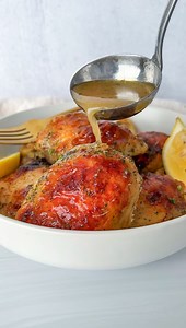 Garlic Lemon Chicken Thighs