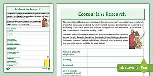 KS2 Ecotourism Research Activity