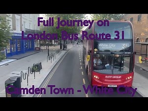 Full Journey on London Bus Route 31 | Camden Town - White City