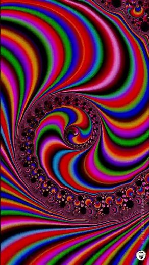 4K Fractal Art into Psychedelic Trance #trippyart #hypnotic #trippy #spiral #coloring #zoom