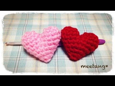 [Crochet] How to crochet a heart (small) by meetang