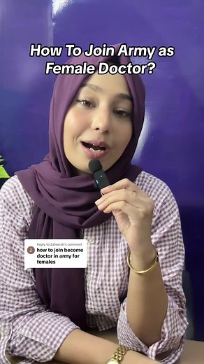 How to Join Army as Female Doctor