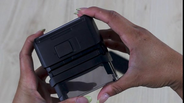 Self Inking Modern Address Stamps | Custom Return Address Stamper (Relaxed Script, Medium)