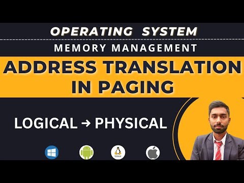 Address Translation in Paging | Logical Memory To Physical Memory Conversion | Operating System