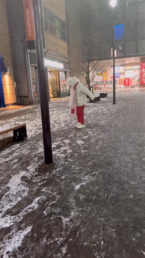 First snowfall in Tokyo for 2026 (8pm, January 2, 2026) #japan #snow #snowy #visitjapan #japanlife | Tokyo pearl