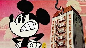 Mickey Mouse in Fire Escape