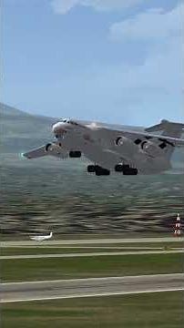 FS2004 - Monte Bata leaving Malabo for Dubai #shorts #il76 #rubystar