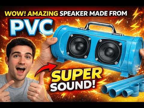 Build A Bluetooth Speaker Using PVC Pipe #DIY #Bluetooth #speaker #PVC #subscribe #suggestion