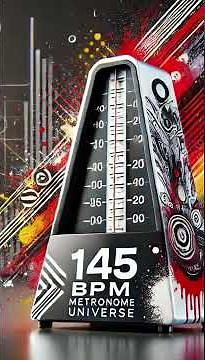 145 BPM Metronome - 6/8 Time. Perfect for Practice #metronome #clicktrack #timing #musicpractice