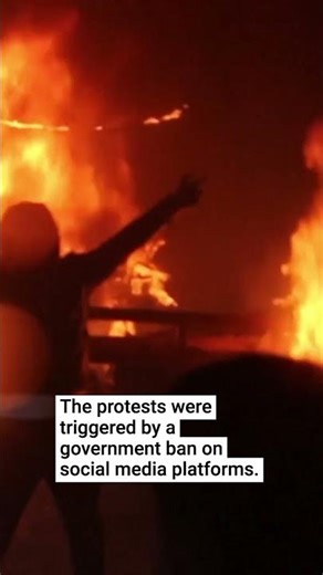 Former Nepal prime minister's house engulfed in flames during anti-corruption protests