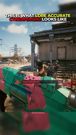 this is what a lore accurate cyberpsycho looks like in cyberpunk 2077. #cyberpunk2077 #gaming #stealth