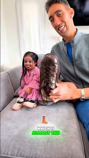 Meet the Smallest Girl in the World 🌍 | 62.5 cm #shortvideo #shorts #worldrecord