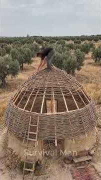 Solo Man Builds an Epic Round Mud House (From Scratch)