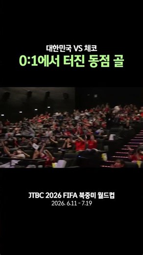 ⚽황인범⚽ 대한민국 체코 대 역전승! 난리난 관객 반응 #월드컵 #jtbc