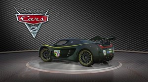 'Cars 2' Lewis Hamilton turntable video