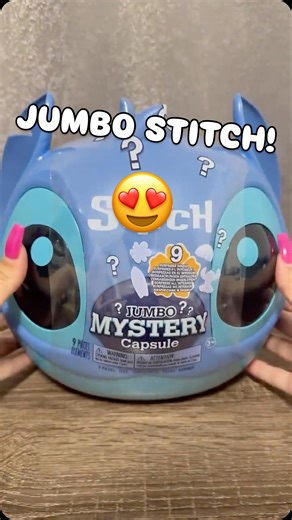 Highcrazetoys | JUMBO Disney Stitch Unboxing!😍💙 #disney #stitch #unboxing #toyunboxing #asmr | Instagram