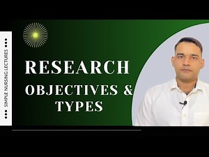 Types of research objectives